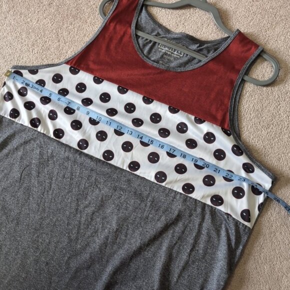 Marvel Deadpool Muscle Merch Licence Comic Collectible Tee Tank Top XL - Picture 4 of 6
